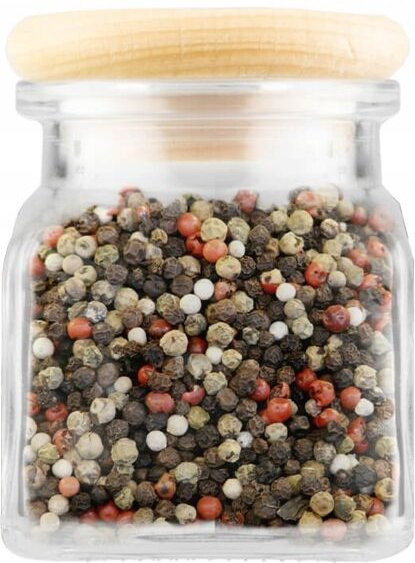 Glas 120 ml für Gewürze, Kerzen, Kräuter, Tee, Holzkorken