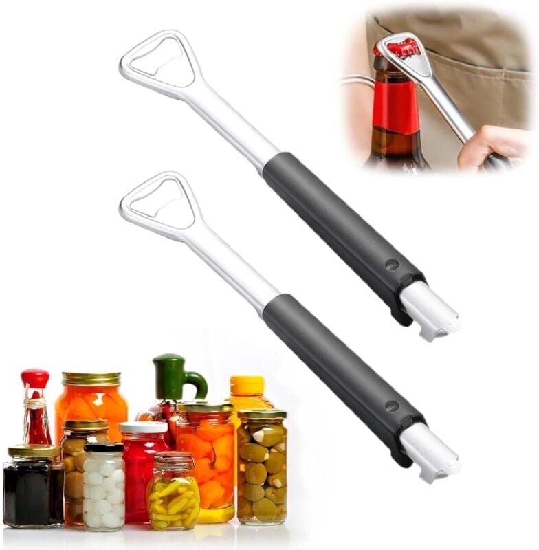 Stück verstellbarer Glasöffner für schwache Hände, multifunktionaler Deckelöffner, manueller Glasöffner, Glasöffner aus ...