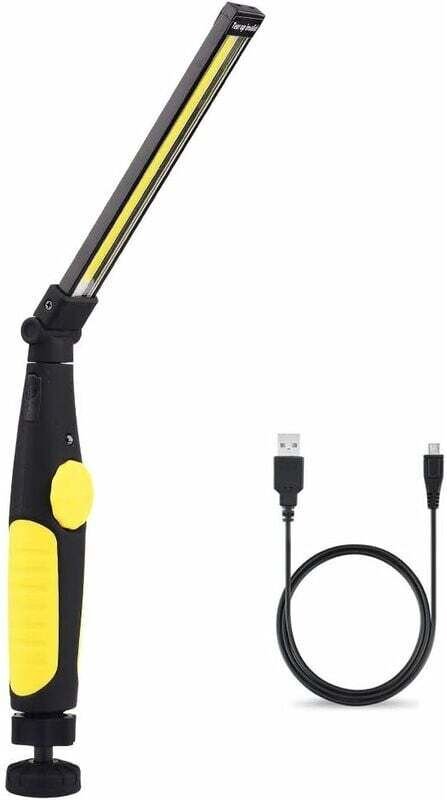 Akku-LED-Arbeitslicht mit biegbarem Magnet, Werkstatt-LED-Arbeitslicht, Werkstattlampe, Arbeitslicht für Autoreparatur, ...