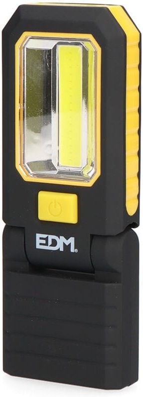 COB LED Taschenlampe 3 XL LEDs, 200 lm, mit Magnet und Anhänger EDM 36387