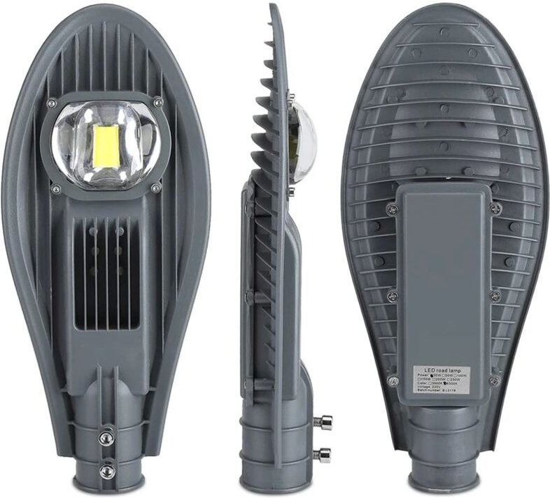 LED-Straßenlaterne 50W IP65 6000K 8500lm Fassade auf Griff