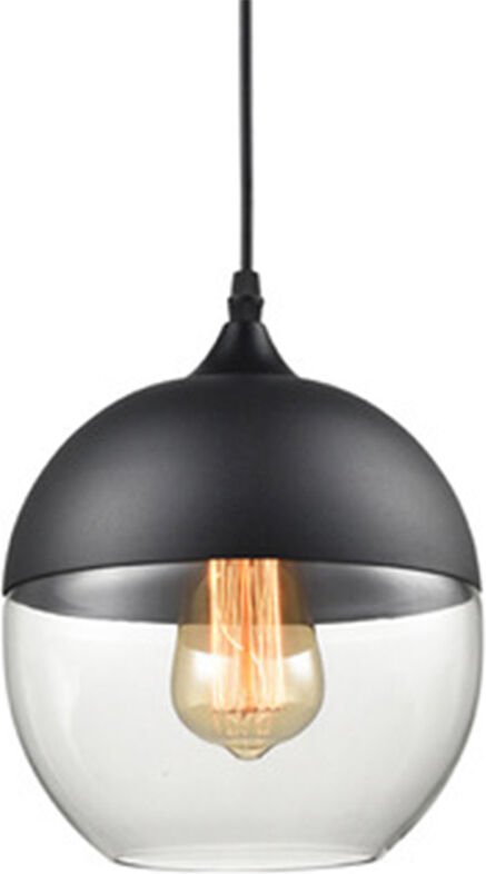 Thumbnail - Pendelleuchte Moderne, Hängelampe mit Lampenschirm Transparentes Glas, Kronleuchter E27 für Küche Wohnzimmer Schlafzimme...