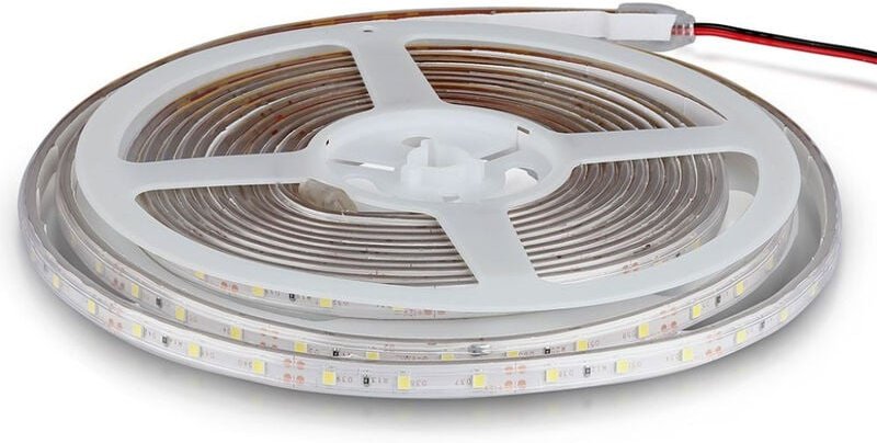 LED-Streifen SMD3528 3,6W/m 5m 60 LED/m 12V Kaltweiß IP65 8mm - V-tac