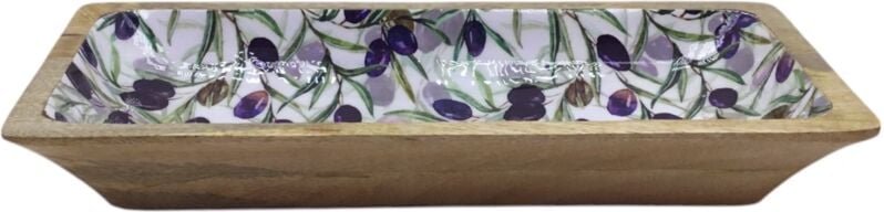 Signes Grimalt - Kleines Holztablett zur Dekoration und Aufbewahrung, ideal für Küche und Wohnzimmer, elegantes und funk...