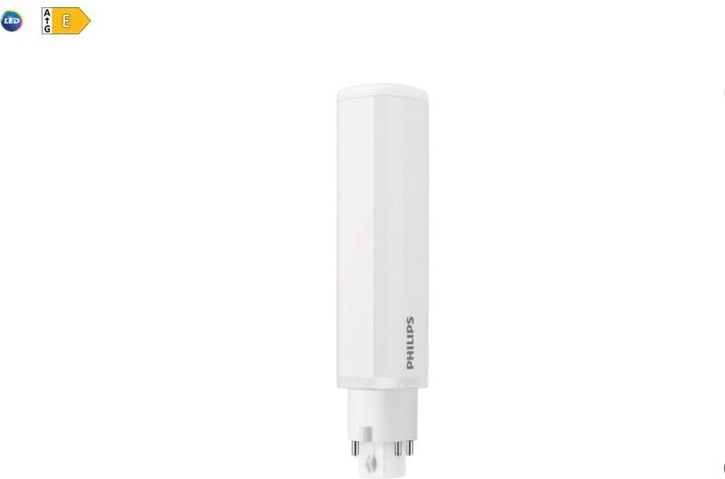 Lampada led pl-c 6.5w 4000k g24q-2 philips plcled4p18840g2 alta efficienza