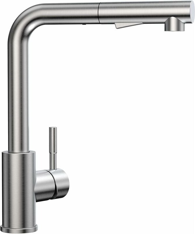 Thumbnail - Wasserhahn Küche Ausziehbar, Hochdruck Küchenarmatur mit Brause Ausziehbar, Einhebel Mischbatterie für Küche mit 2 Strah...