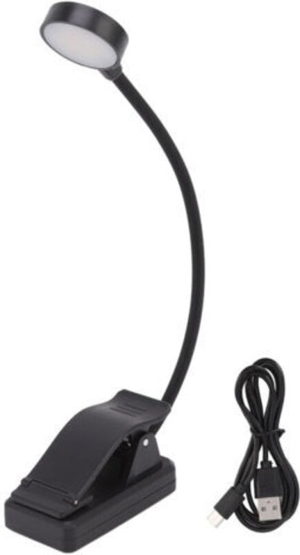 Wiederaufladbare LED-Buchlampe mit USB-Anschluss, Klemmleuchte für den Schreibtisch, dekorative Innenbeleuchtung, ideal ...