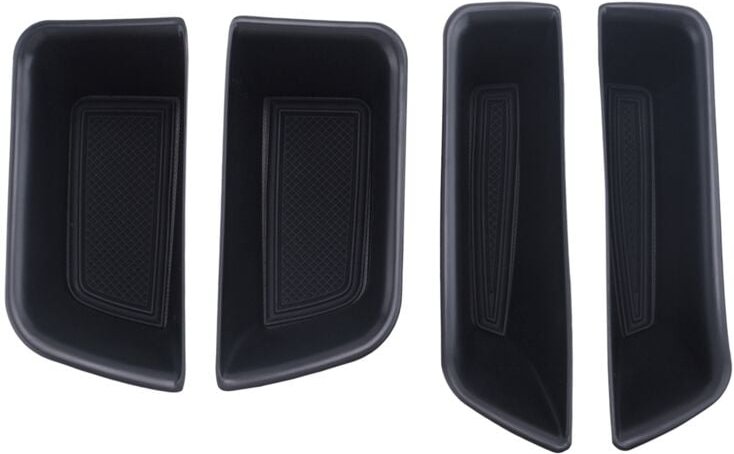 Tlily - 4 x Auto Tür Seite Griff Tasche Lagerung Box Organizer Fach Greifen Für-2015-2021