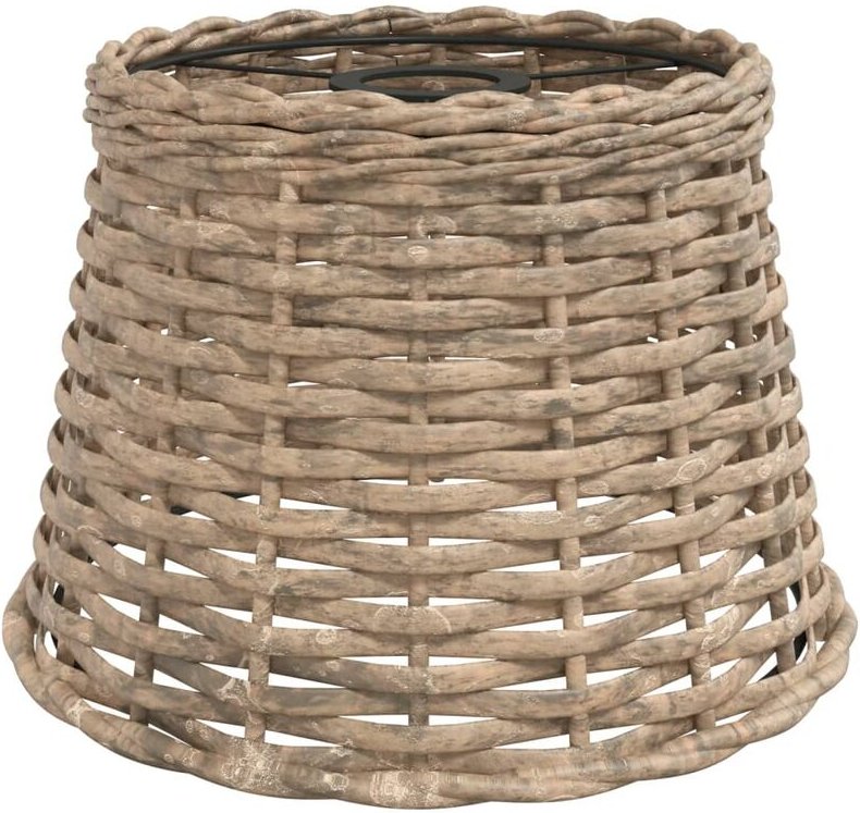 Thumbnail - Lampenschirm Braun Ø25x17 cm Korbweide vidaXL