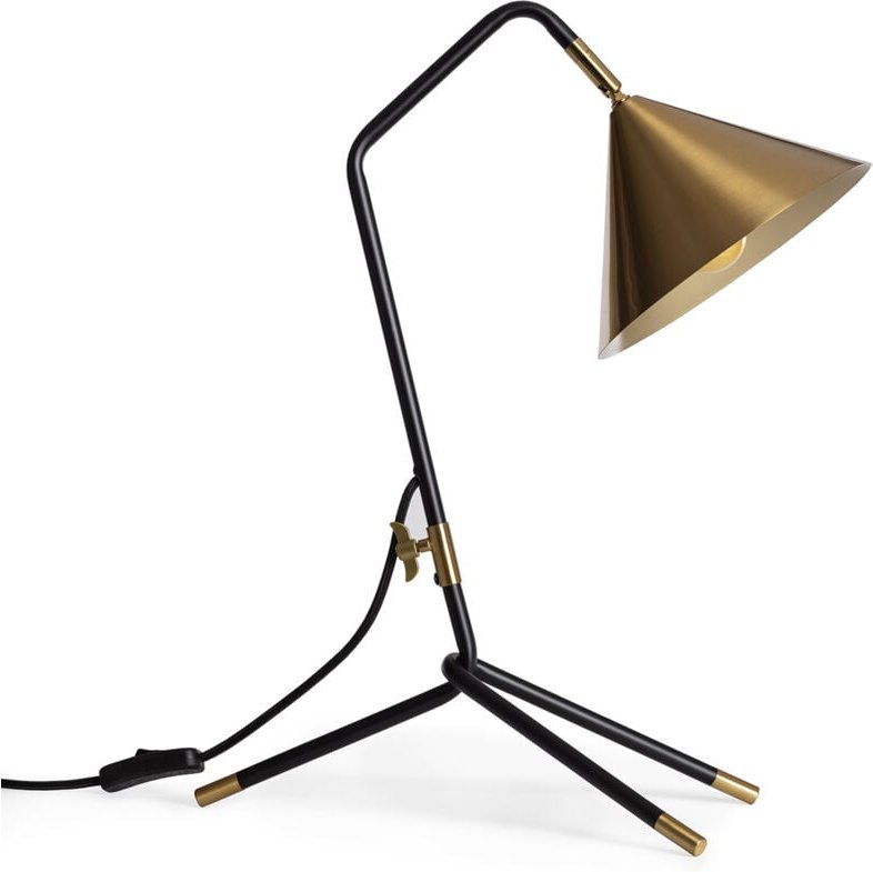 Ledkia - Tischlampe Metall Pericles Schwarz