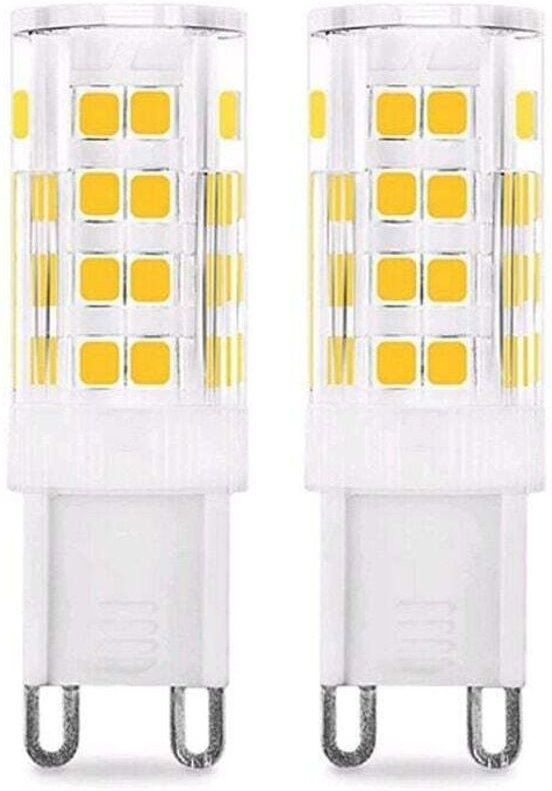 G9-LED-Glühbirne, 5 W (entspricht 50 W Halogen), 450 lm, 220 V, Kaltweiß 6000 K, AC 100–240 V, nicht dimmbar, energiespa...