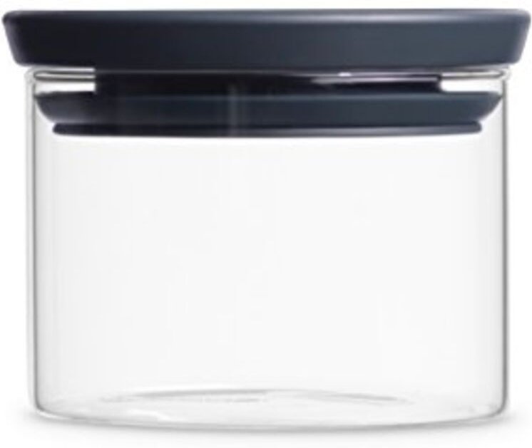 Brabantia 298301 Glasbehälter 0,3 L, Dunkel Grau