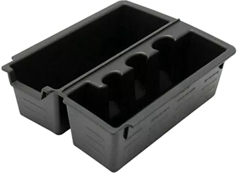 Tlily - Automobil Schwarz Center Console Storage Organizer Tray Box für 22863102