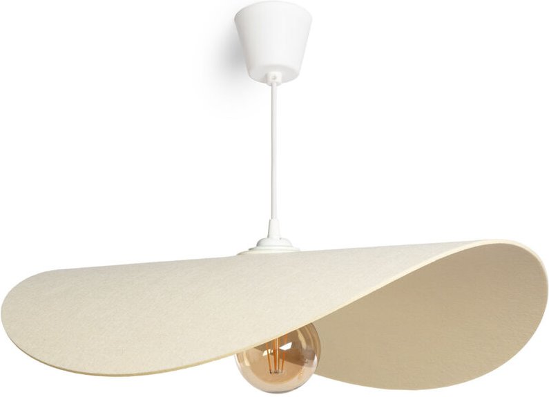 Efectoled - Pendelleuchte Filz Abelia Beige