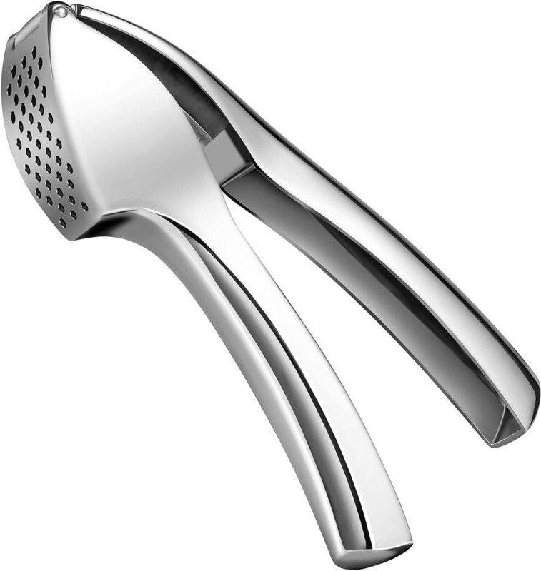 Professionelle Knoblauchpresse – Praktische, robuste und leicht zu reinigende Knoblauchpresse für die Küche