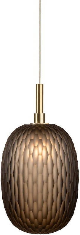 Brenta – stilvolle schwarze Hängelampe, 21 cm