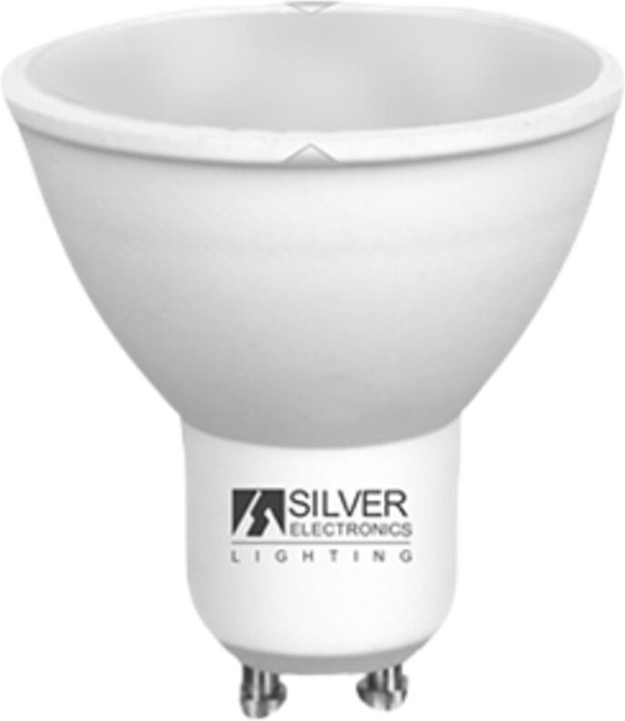 Silver Electronics - LED-Glühbirne silver electronic eco multi led dichroic 7w=44w - gu10 - 6000k - 120º 567 lm - kaltes...