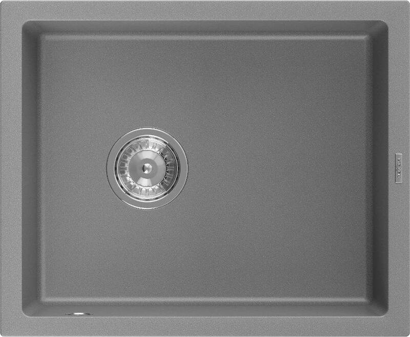 Pedro 1-Becken-Granit-Spüle 560 x 460 mm, Grau - 6508561000-71 - Mexen