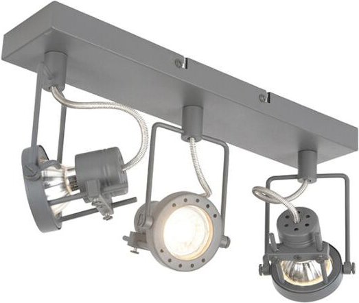 Industriestrahler anthrazit 3-Licht schwenkbar und neigbar - Suplux