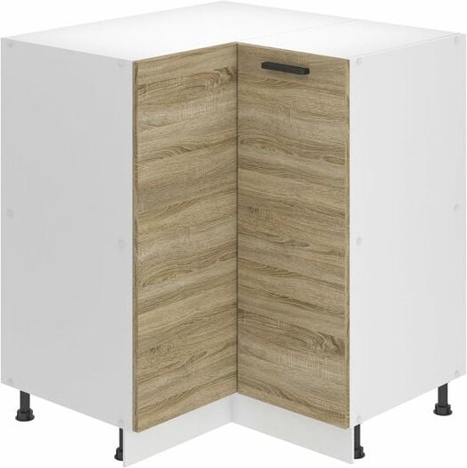 Unterschrank Küche, Küchenunterschrank 90 cm Breite. snp Küchenunterschrank ohne Arbeitsplatte. Eckschrank Küche mit 1 T...