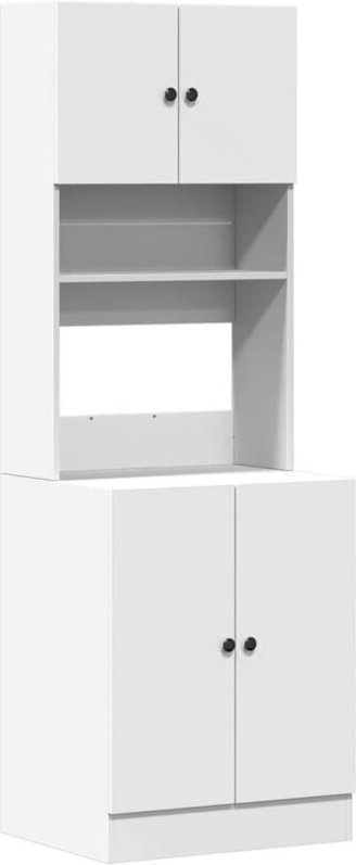 Küchenschrank Weiß 60x50x180 cm Holzwerkstoff - Vidaxl