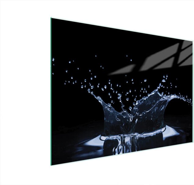 Glasschneidebrett 40x30 Wasser