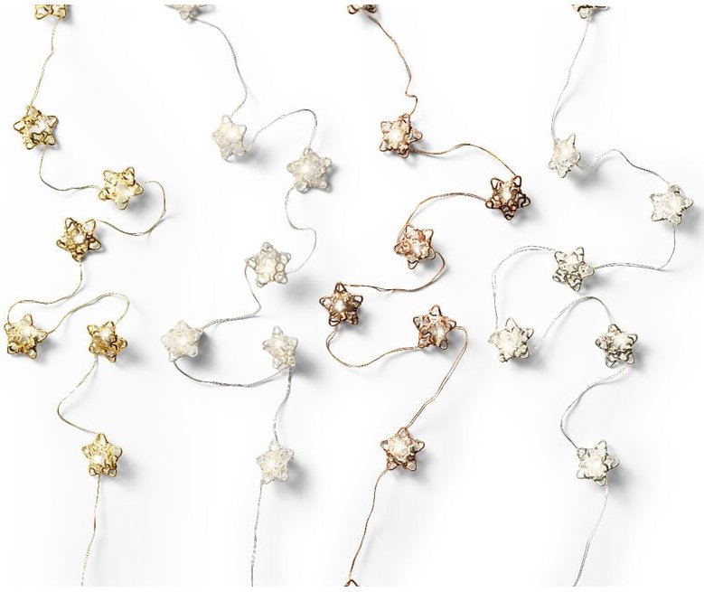 Kaemingk - Dekorative LED-Weihnachtsbeleuchtung für den Innenbereich, farbig sortiert, L190 cm