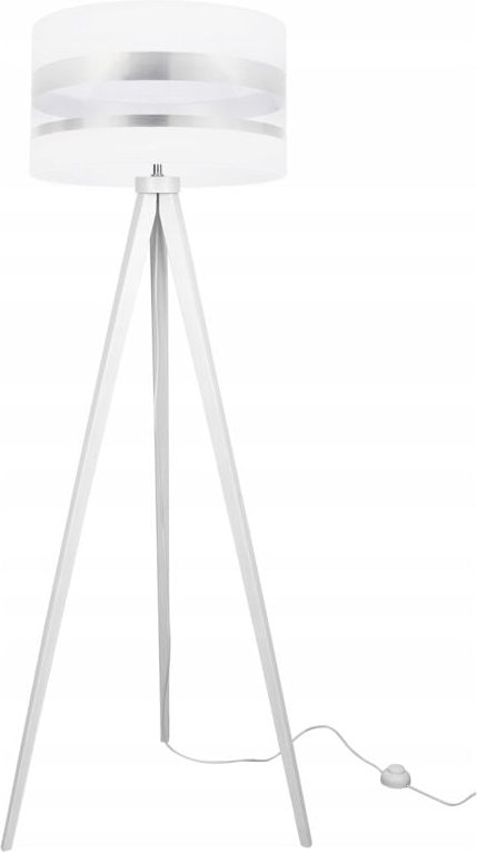 Loft Tripod Stehleuchte Chrom Lampenschirm Led Auswahl