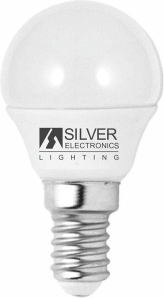 Silver Electronics - LED-Glühbirne E14 5W 230V 6000K kugelförmig