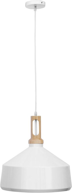 Privatefloor - Deckenlampe - Hängeleuchte - Holz und Metall - Wind Weiß