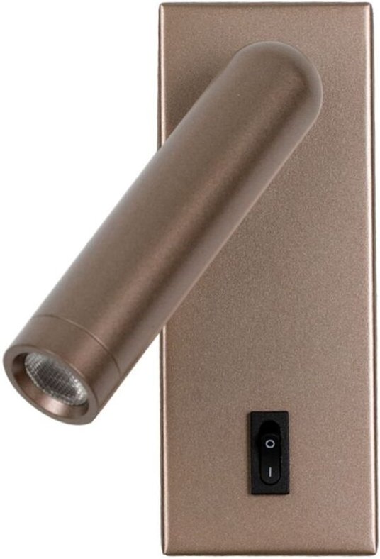 25W LED Wandleuchte mit Strahler und Schalter NOVA WL463761CF Italux