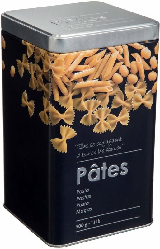 5five Simply Smart - Nudelbox black edition schwarz metall 500g - 5five