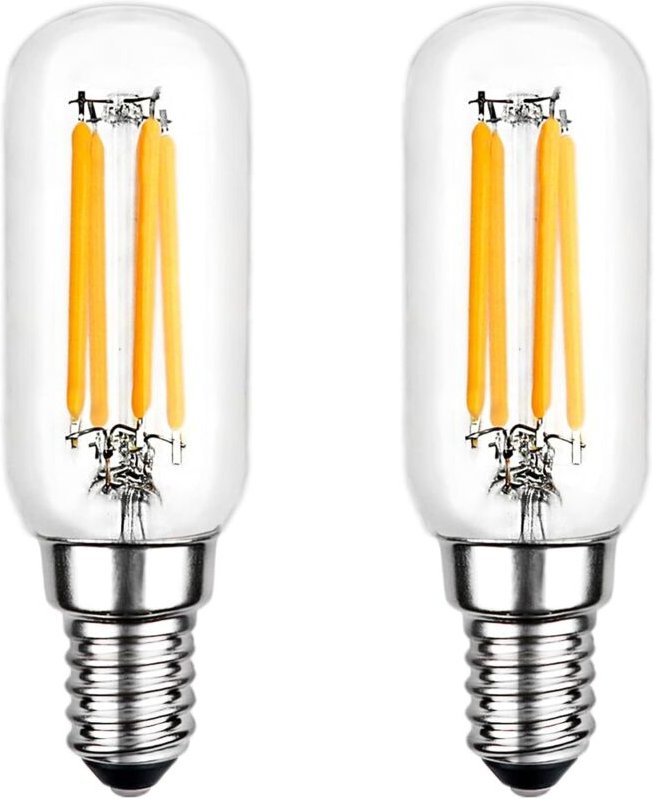 T25 E14 4W LED-Dunstabzugshaubenlampe, Kaltweiß 6000K, 400lm, entspricht einer 40W E14 Dunstabzugshaubenlampe, Röhrenglü...