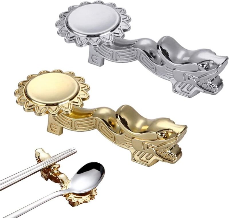 ZVD - Chopstick rest Chinese chopstick rest Spoon and fork rest Dining table decorations,2pcs