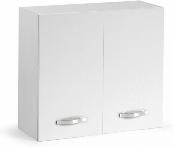 Argonauta - Modulare Wohnwand für Küche White Ash 2 Türen Cm 80x32xH 72