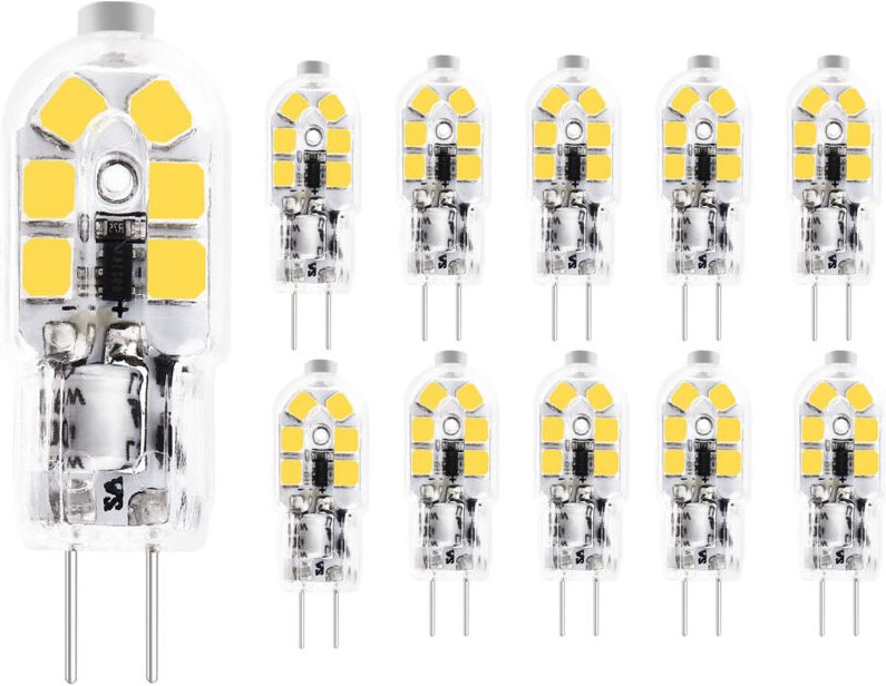 G4 3W LED-Lampe, entspricht einer 20W Halogenlampe, 12V AC/DC LED-Lampe, 200lm kaltweiß 6000K, flimmerfrei, nicht dimmba...