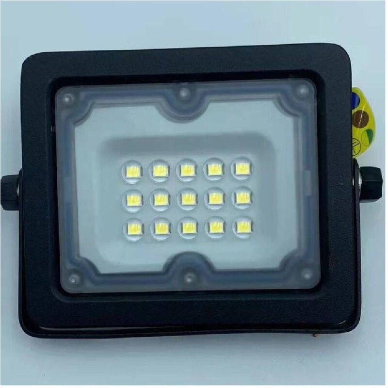 Trade Shop Traesio - Trade Shop - LED-Strahler 10W Ultra Slim Schwarz Outdoor IP65 Kaltes Licht 6500K Natur 4000K FS10W ...