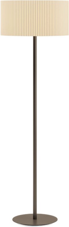 E18 LOREN handgefertigte Pongé-Plissee-Stehlampe