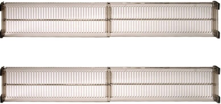 Hochwertiger Schubladenorganizer mit verstellbaren Trennwänden – Kunststoff, horizontale und vertikale Organisation, fle...