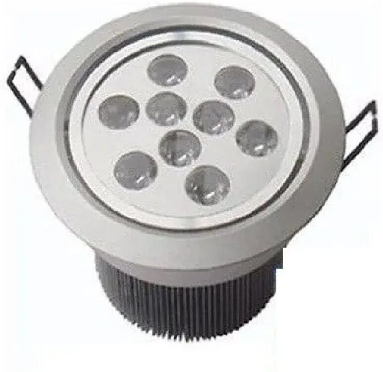 Trade Shop Traesio - Trade Shop - 9W LED-Einbaustrahler, verstellbar, mit Federn, mit Lichtflügeln, 220V-Treiber -