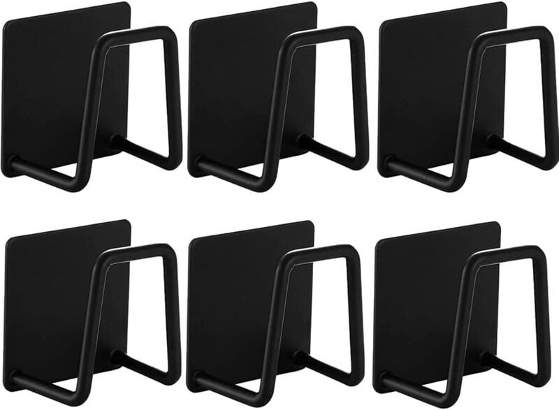 Stück Edelstahl-Schwammhalter, selbstklebender Küchenschwammhalter, Küchenspüle-Schwammhalter, Deckel, Schneidebretthalt...