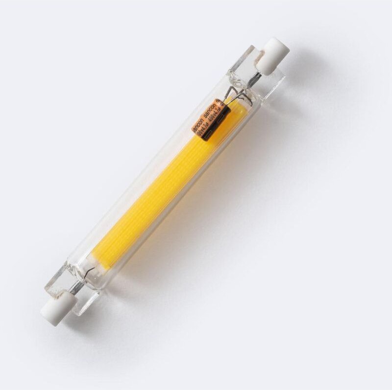 Efectoled - LED-Glühbirne R7S 8W 800 lm cob 118mm No Flicker 3000K Warmweiß