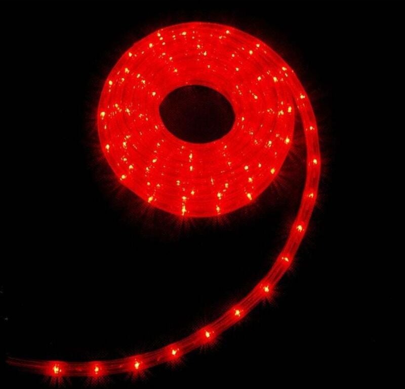 TrendLine LED Lichtschlauch 25m rot Lichterkette Leuchten Dekoration