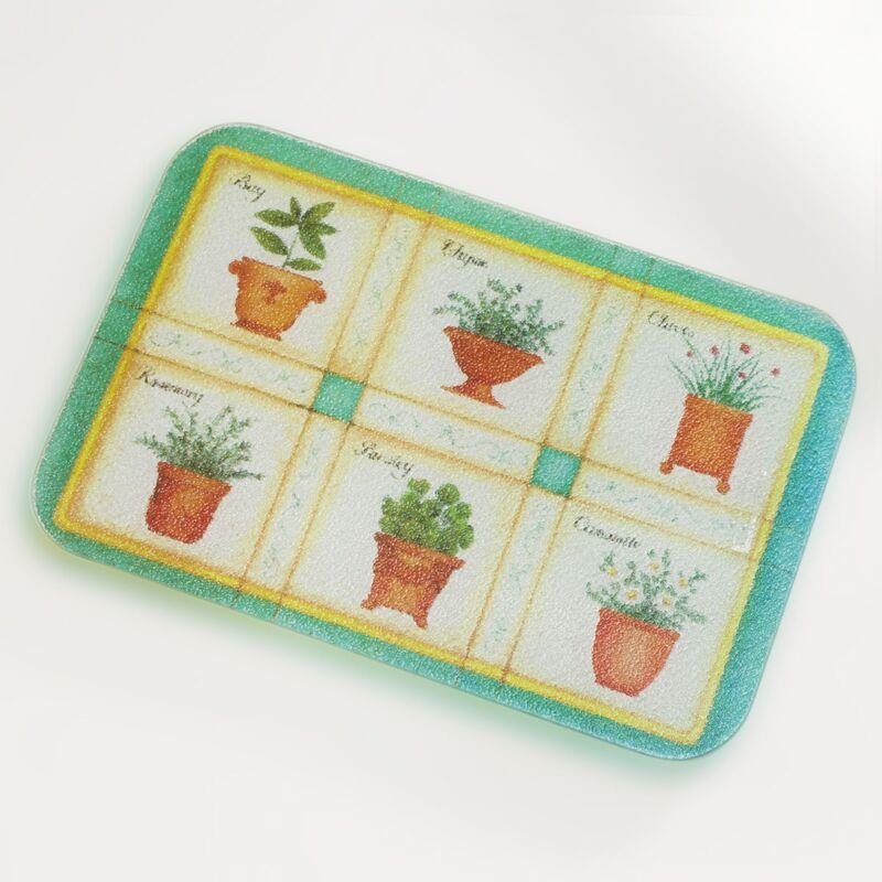 Schneidebrett aus unzerbrechlichem Glas 20 x 30 cm