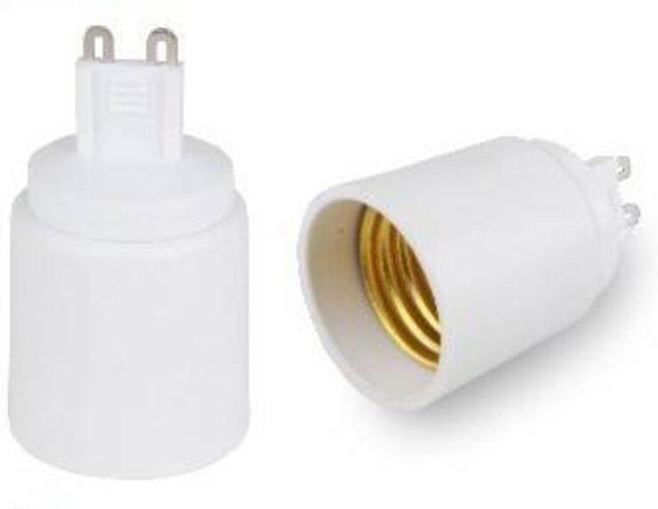 Adapter G9-Gewinde auf E27-Gewinde