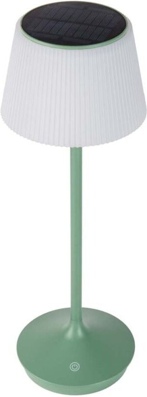 Tischlampe Außenlampe Tischleuchte LED Akkulampe Touchdimmer grün H 38 cm