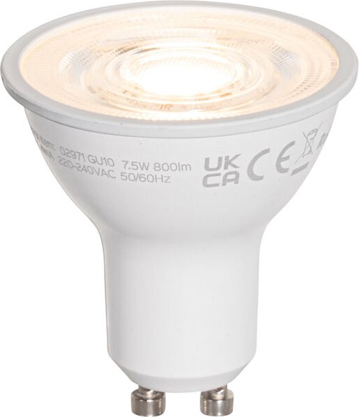 GU10 50mm LED-Glühbirne klar 7,5W 800 lm 3000K