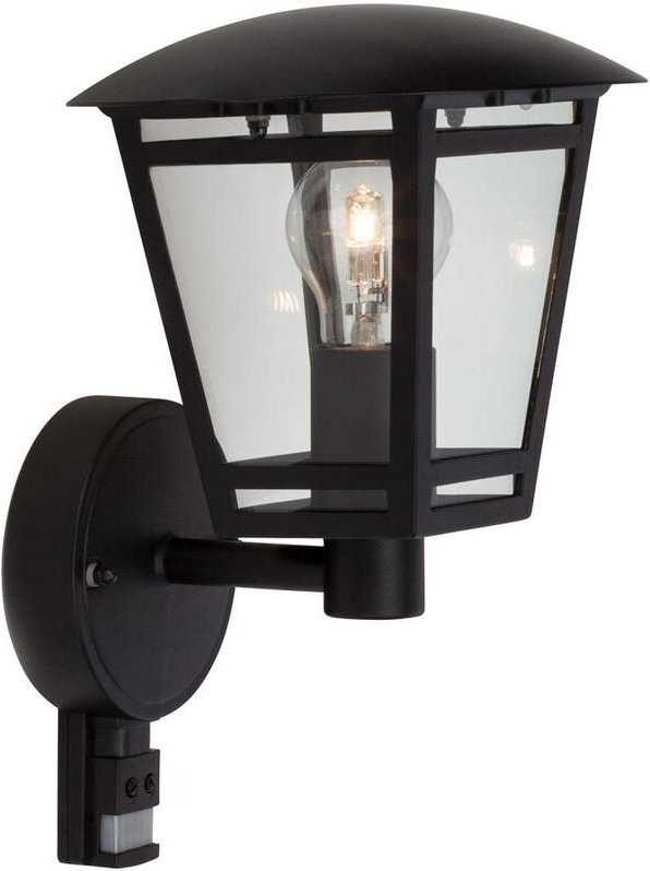 Thumbnail - Lampe Riley Außenwandleuchte stehend Bewegungsmelder schwarz 1x A60, E27, 40W, geeignet für Normallampen (nicht enthalte...