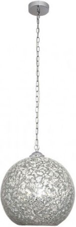 Senko - fabrilamp Dimmbare Pendelleuchte de 1 Licht Modell Tenor Mosaik Chrom