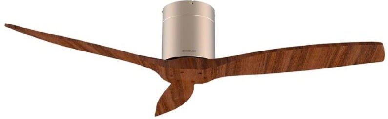 Cecotec Deckenventilator ohne Licht EnergySilence Aero 5500 Aqua GoldDunkelHolz Verbunden